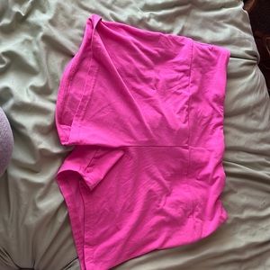 Pink spandex